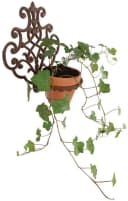 esschert design Blumentopfhalter Wandhalterung braun-patiniert Gusseisen Bild 5
