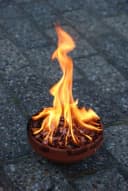 esschert design Feuertopf Terrakotta Outdoor Deko Bild 3