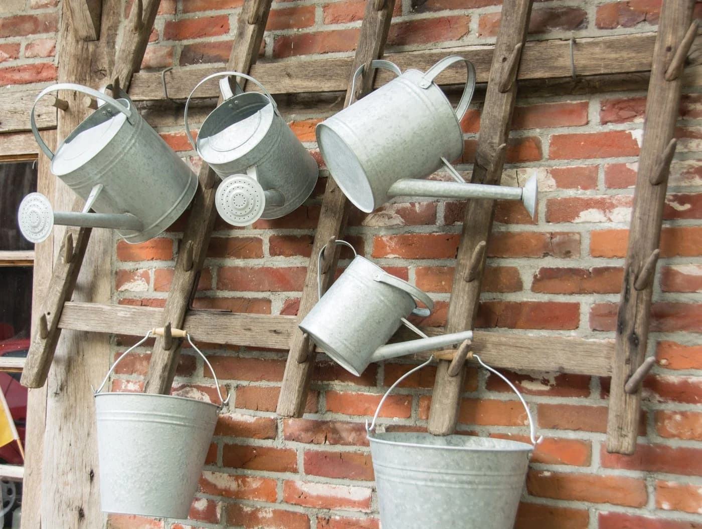 Esschert Design Gießkanne 1,5 Liter Zink Vintage