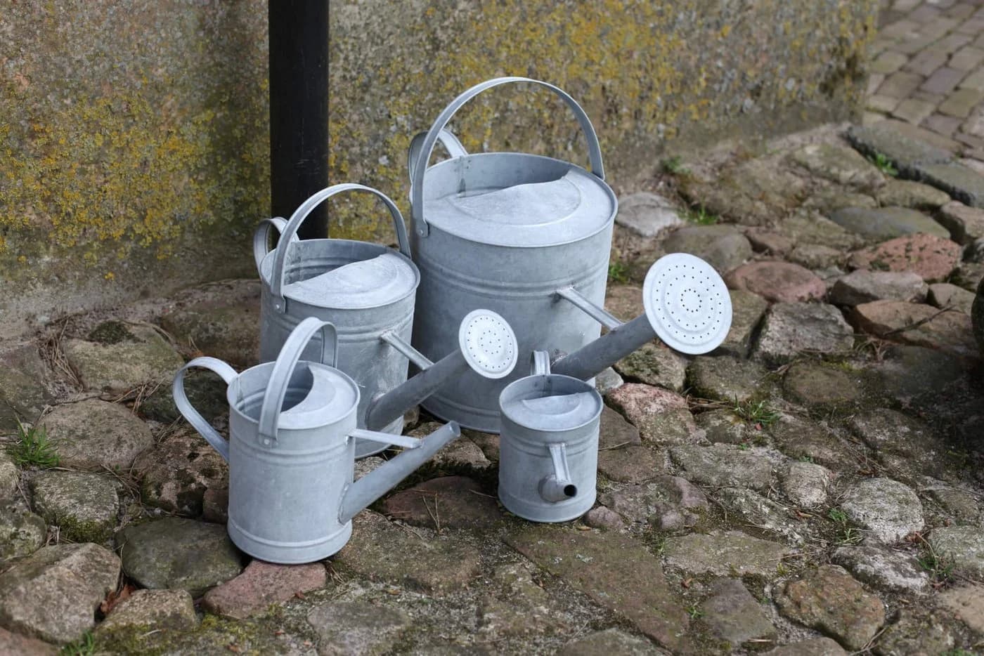 Esschert Design Gießkanne 6,5L Verzinkter Stahl Silber - Bild 3