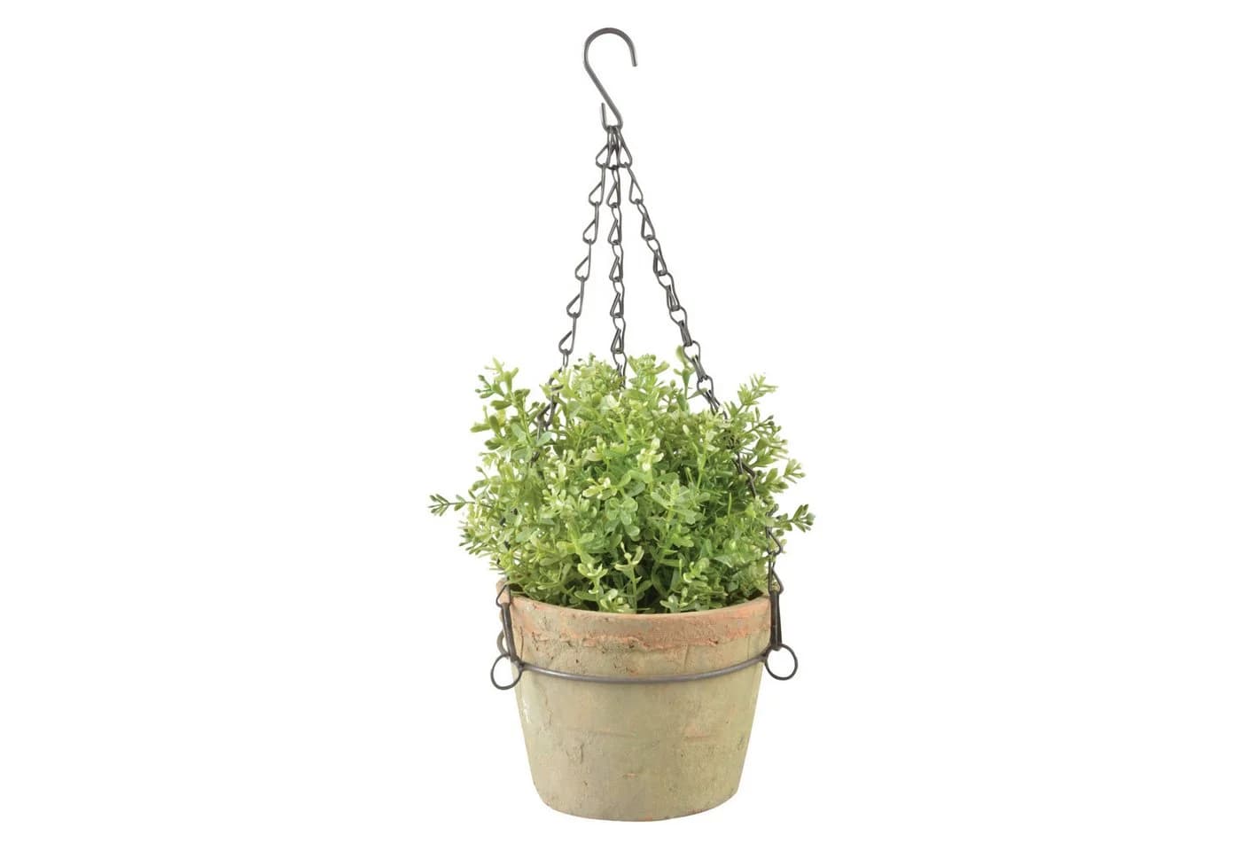 Esschert Design Hängender Übertopf Terracotta Metall - Bild 2