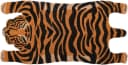 Esschert Design Fußmatte Tiger Kokosfaser Orange Schwarz Bild 2