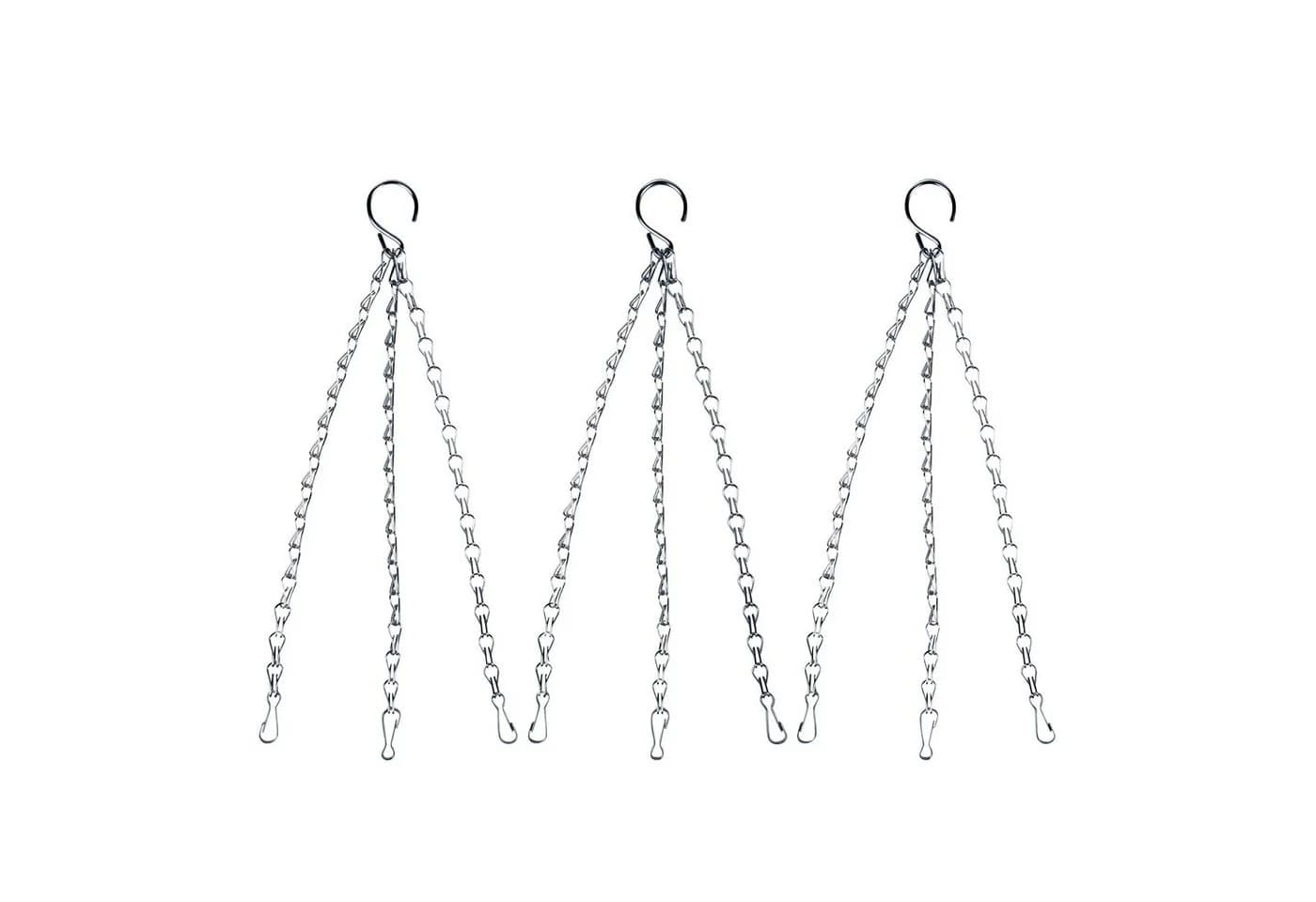 esschert design Ersatzkette 37cm 3er Set Eisen Blumenampel - Bild 2