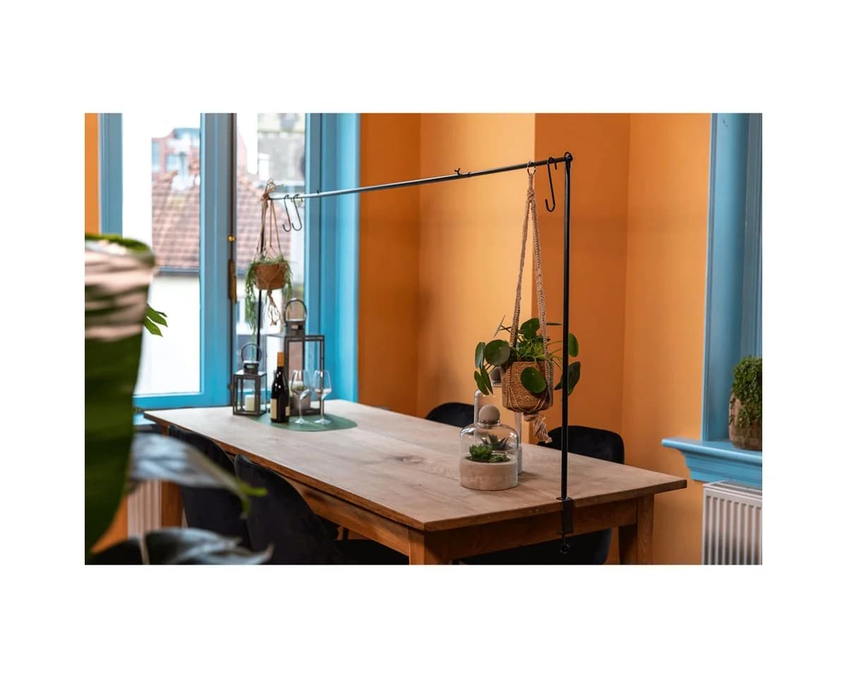 esschert design Dekohänger Tisch Schwarz Verstellbar