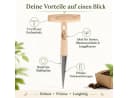 esschert design Pflanzholz mit Tiefenmarkierung Eschenholz Bild 3