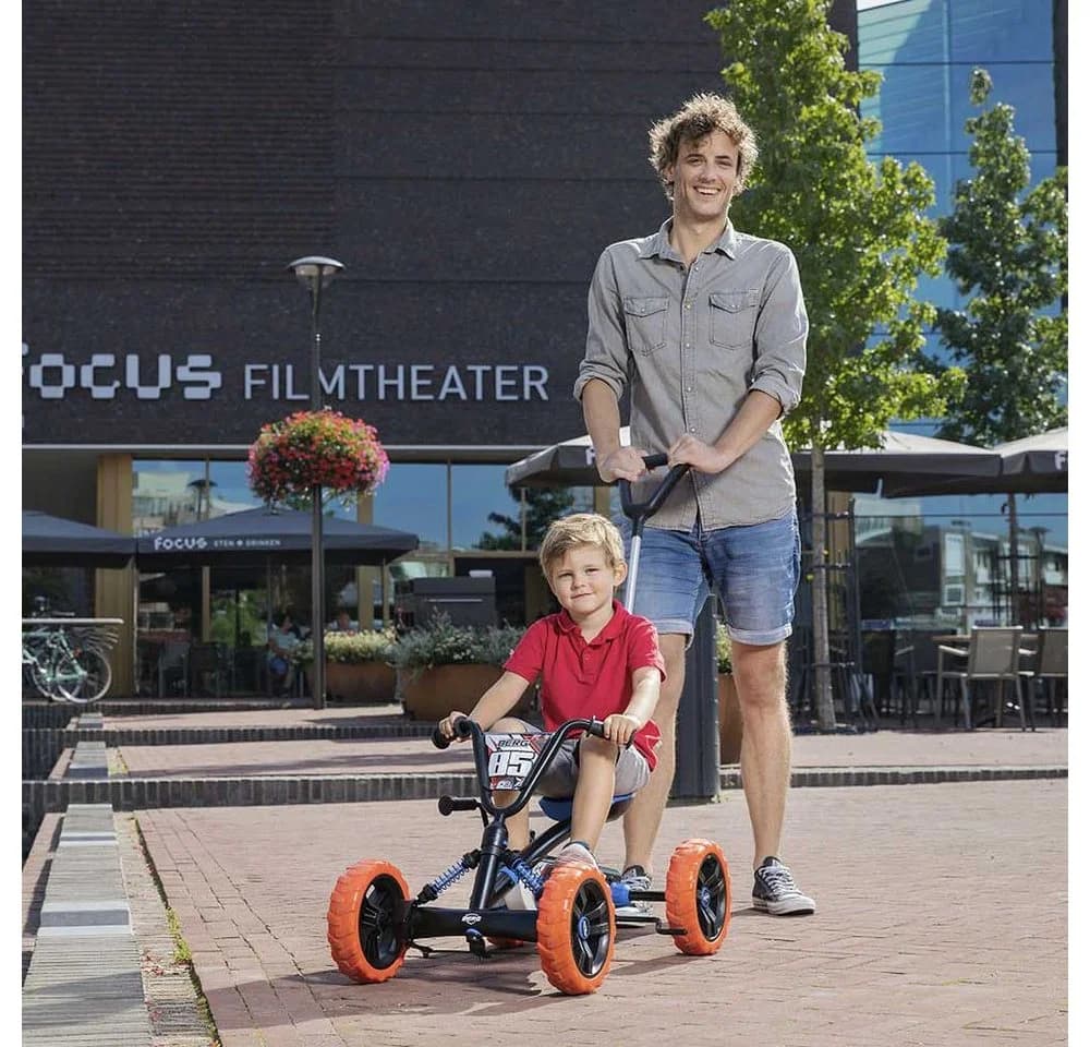 BERG Gokart Buzzy Bloom Gelb - Stabiles Vierrad-Tretfahrzeug für Kinder - Bild 5