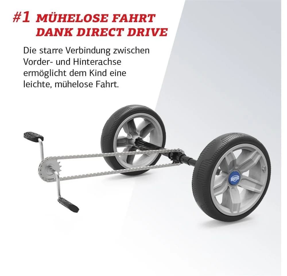 BERG Reppy Roadster Go-Kart mit Soundbox Blau/Schwarz - Bild 5