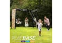 Berg PlayBase M Klettergerüst mit Reckstange, Leiter & 2 Holzschaukeln Schwarz Bild 1
