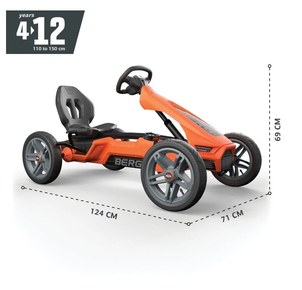 Berg Go-Kart Rally 2.0 NRG Orange BFR - Bild 4
