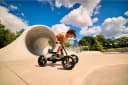 Berg Tretfahrzeug Gokart „Buzzy“ Grün/Schwarz Bild 1