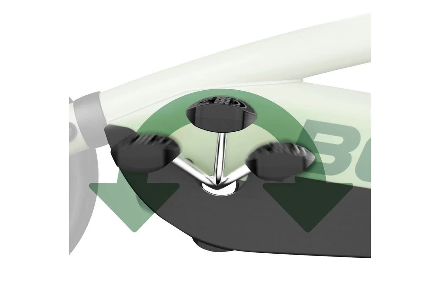 Berg Tretfahrzeug Gokart „Buzzy“ Grün/Schwarz - Bild 4