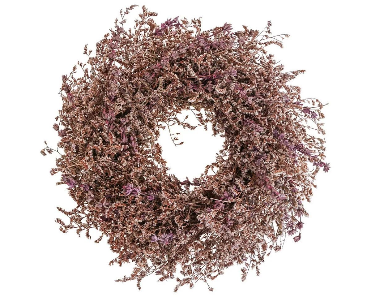 Viana Dekokranz Trockenblumen Strandflieder & Lavendel Lila - Bild 2