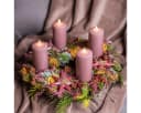 Viana Trockenblumen Flachs Altrosa Boho-Deko Bild 1