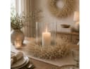 finehomegarden Dekokranz Asparagus Ø35cm Platin Herbstdeko Bild 3
