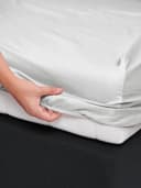 Essenza Spannbettlaken Satin Weiß 220TC Baumwollsatin Bild 1