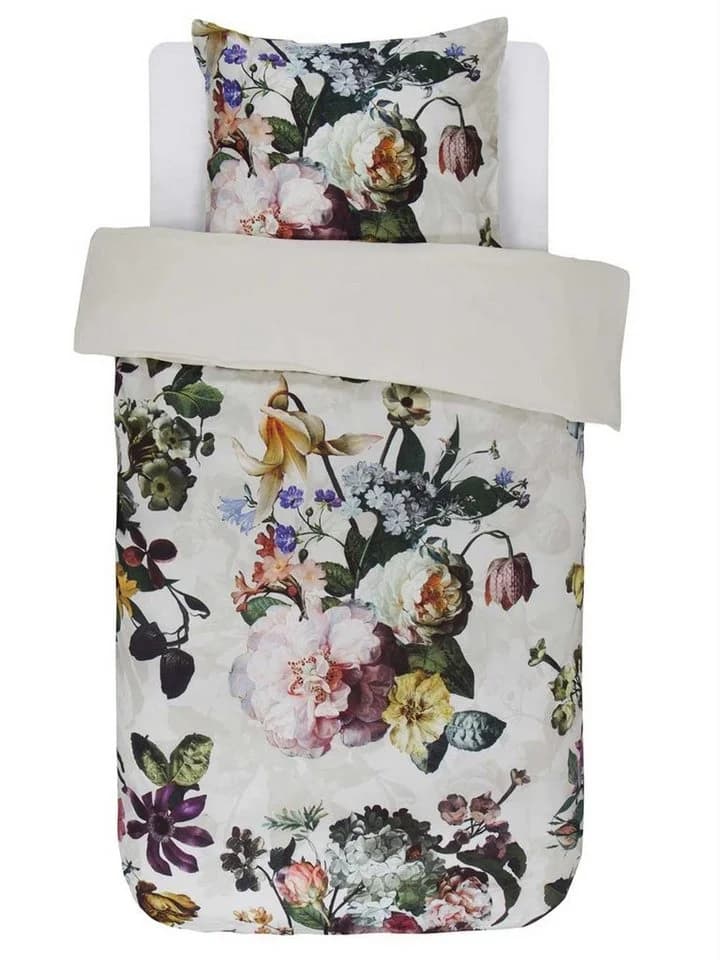 Essenza Bettwäsche Fleur 2-teilig Satin Floral Rosa Gelb - Bild 2