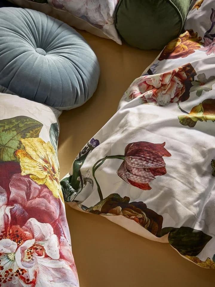Essenza Bettwäsche Fleur 2-teilig Satin Floral Rosa Gelb - Bild 5