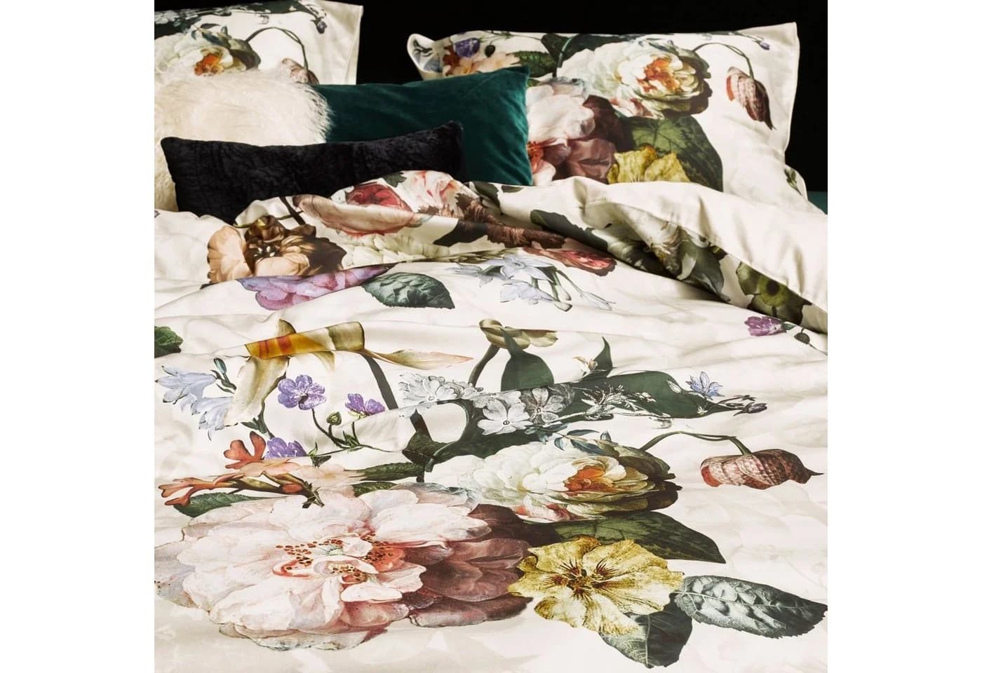 Essenza Bettwäsche Fleur Ecru Satin 2-teilig Geblümt - Bild 3