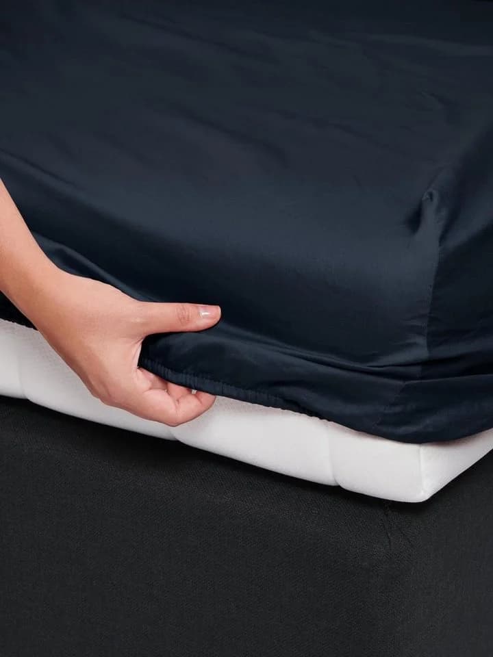 ESSENZA Spannbettlaken Satin Uni Baumwollsatin