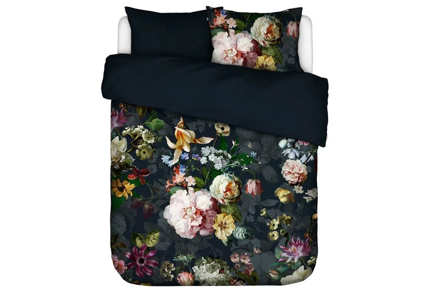 Essenza Bettwäsche Fleurel Indigo Blue Flanell 2-teilig Floral - Bild 4