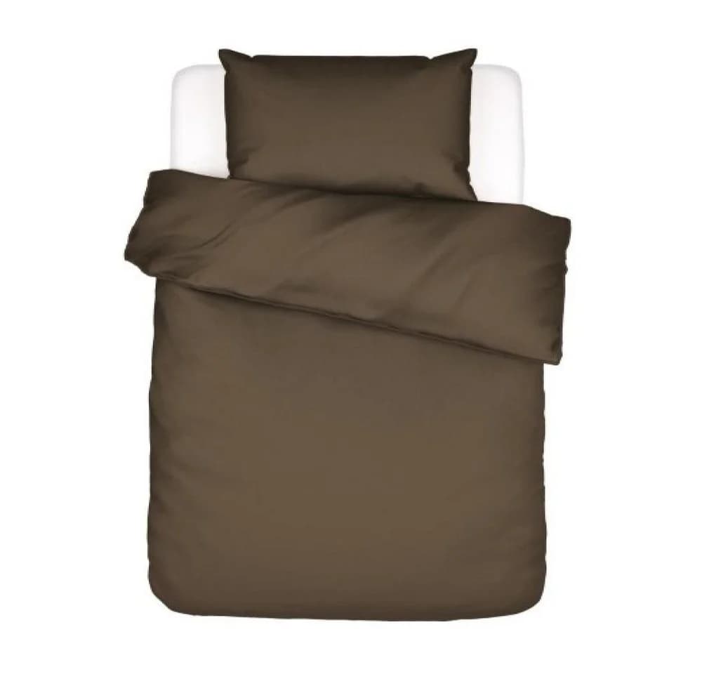 Essenza Bettwäsche Minte Café Noir 155x220cm + 80x80cm Satin