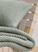 Marc O'Polo Home Dekokissen Nordic Knit Grün Nachhaltige Baumwolle Bild 3