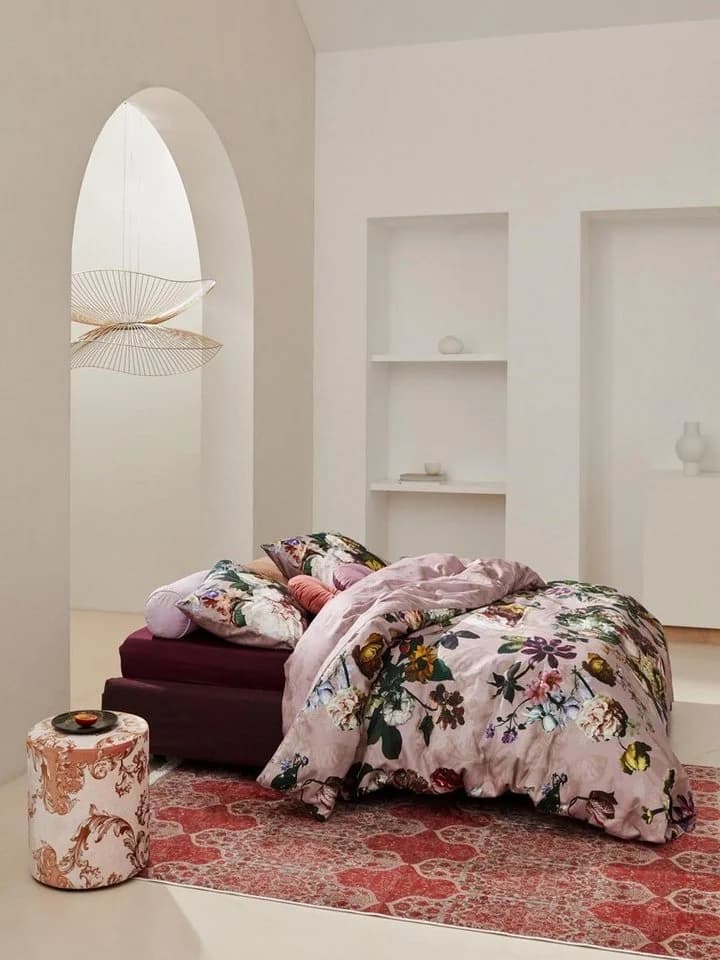 Essenza Bettwäsche Fleur Satin 2-teilig Rosa Floral
