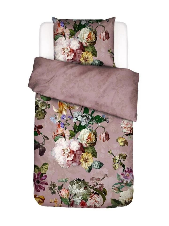 Essenza Bettwäsche Fleur Satin 2-teilig Rosa Floral - Bild 2