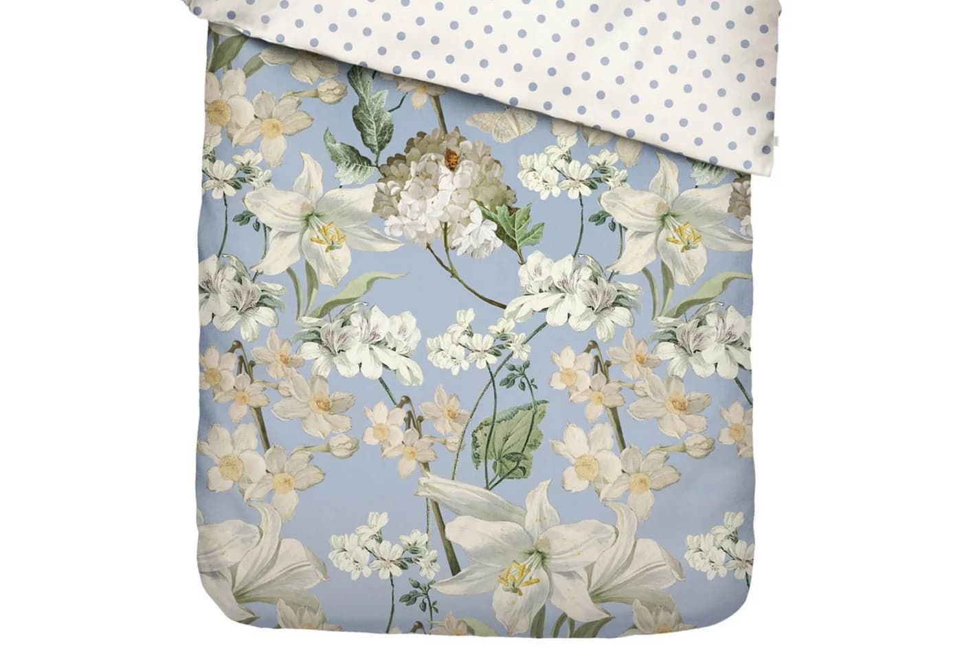 Essenza Wendebettwäsche Rosalee Satin Floral Blau - Bild 3