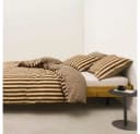Marc O'Polo Home Bettwäsche Classic Stripe Toffee Brown Satin Bild 1