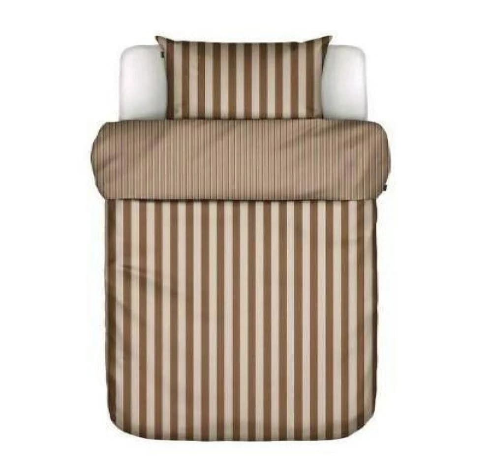 Marc O'Polo Home Bettwäsche Classic Stripe Toffee Brown Satin - Bild 2