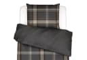 Essenza Wendebettwäsche Valentina Grey Flanell 2-teilig Karo Grau Bild 1
