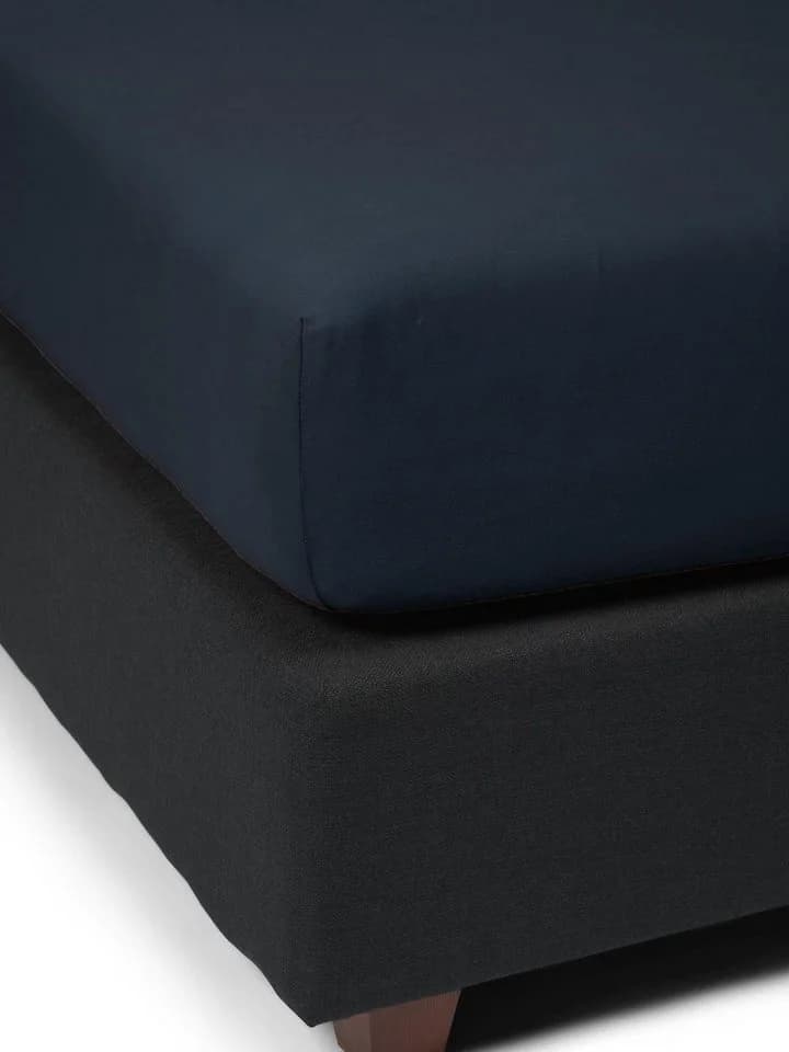ESSENZA Spannbettlaken The Perfect Organic Jersey Nightblue