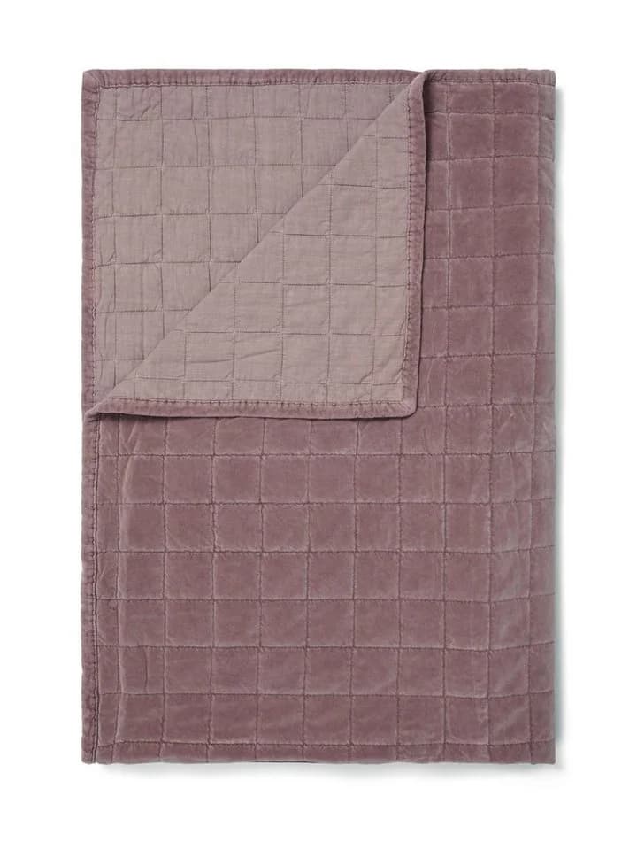 ESSENZA Plaid Julia aus Baumwollsamt, Rosa, Karomuster - Bild 2