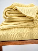 Marc O'Polo Home Plaid Nordic Knit Bio-Baumwolle Gelb Bild 3