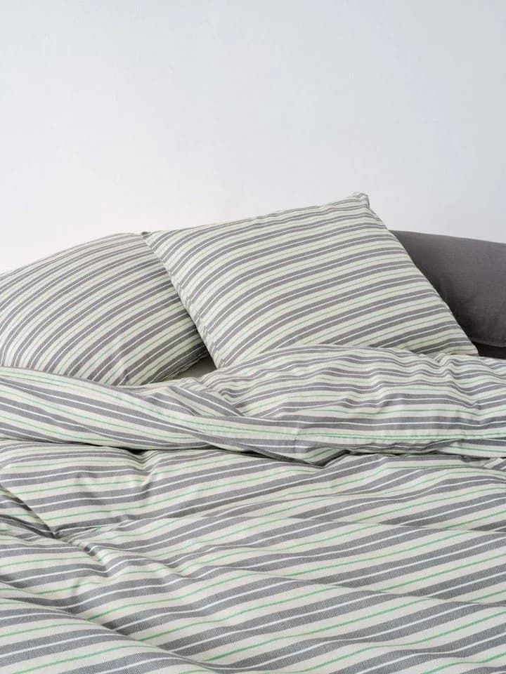 Marc O'Polo Home Bettwäsche Faas Renforce 2-teilig Grün Streifen - Bild 4
