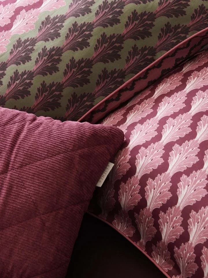 Essenza Bettwäsche Tesse Satin 2-teilig Ornamentdruck Rot - Bild 4