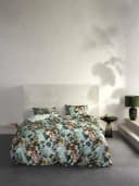 Essenza Bettwäsche Karli Satin 2-teilig Floral Grün Bild 1