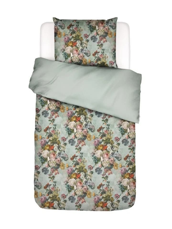 Essenza Bettwäsche Karli Satin 2-teilig Floral Grün - Bild 2