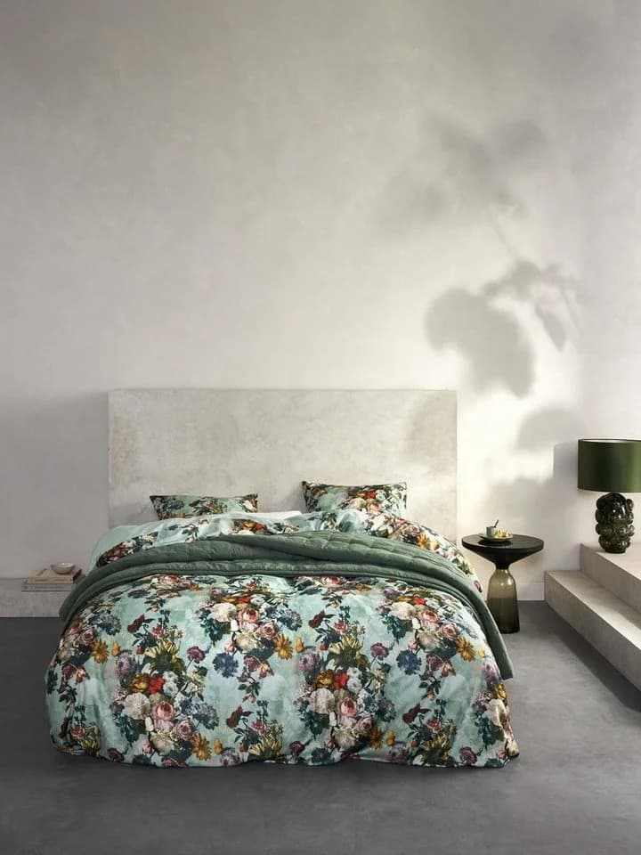 Essenza Bettwäsche Karli Satin 2-teilig Floral Grün - Bild 3