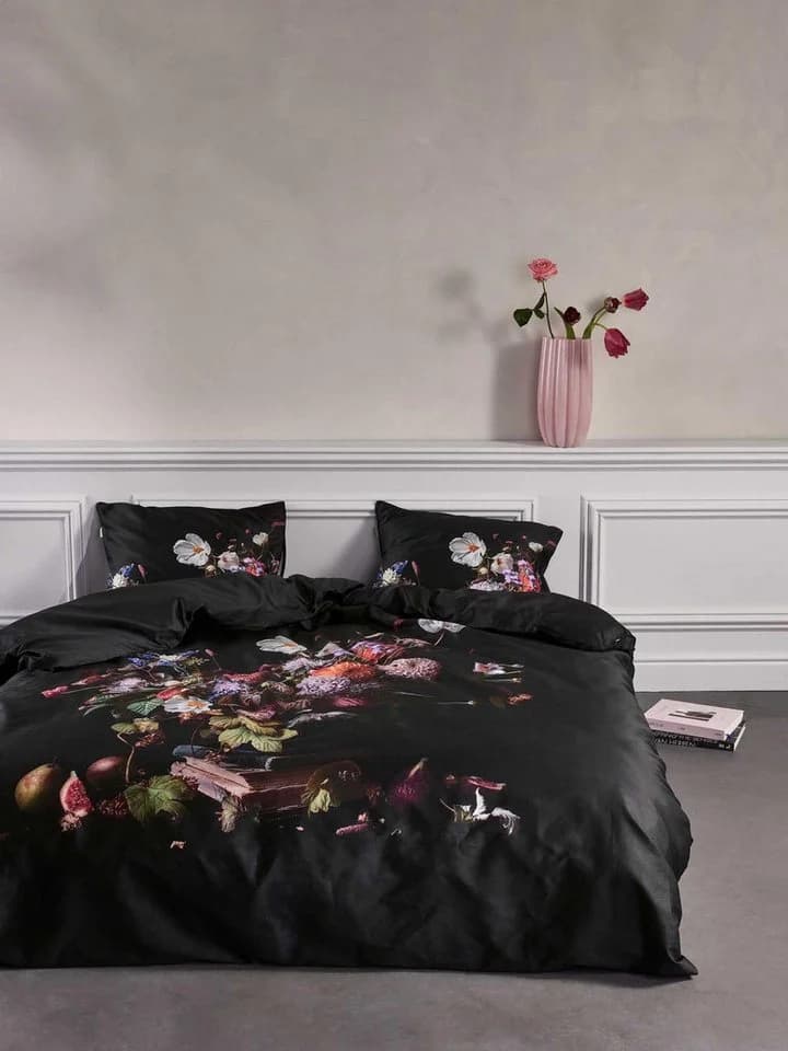 ESSENZA Bettwäsche Bouquet Satin 2-teilig Floral Grau