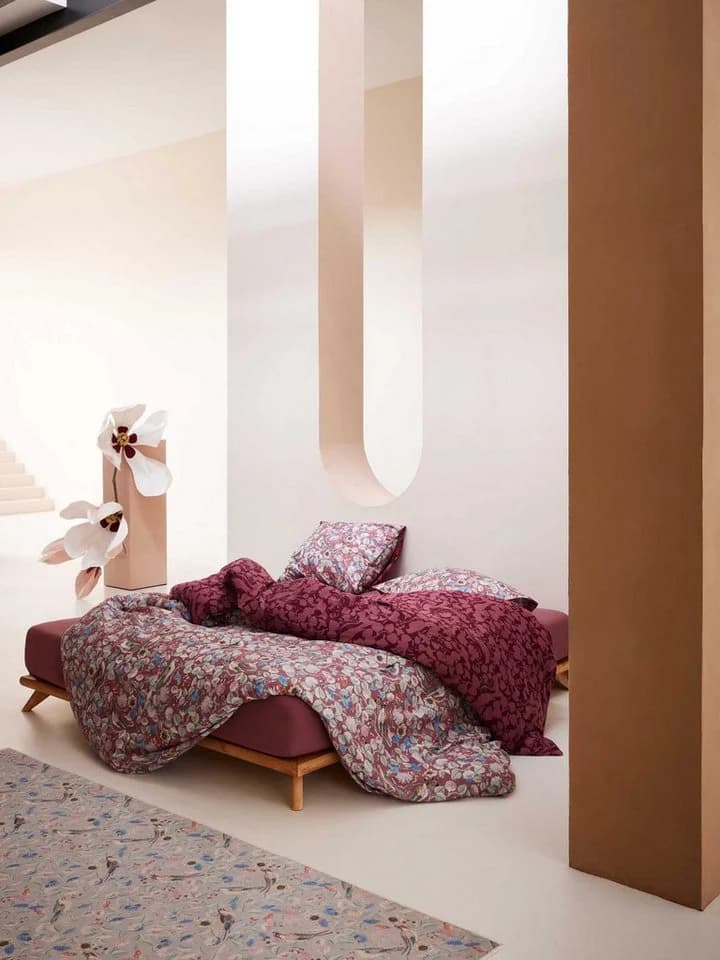 ESSENZA Bettwäsche Aleste Satin 2-teilig Floral Rosa