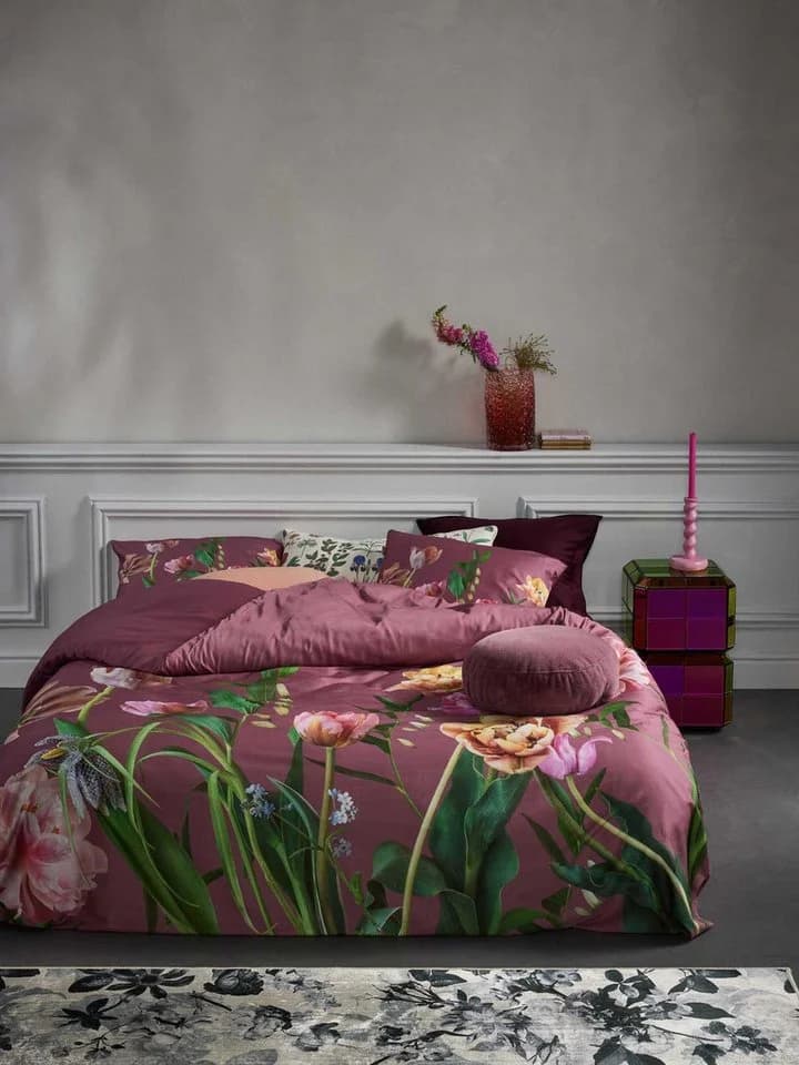 ESSENZA Bettwäsche Eloise Satin 2-teilig Rosa Floral