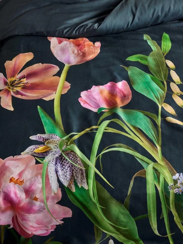 ESSENZA Bettwäsche Eloise Satin 2-teilig Floral Grau - Bild 4