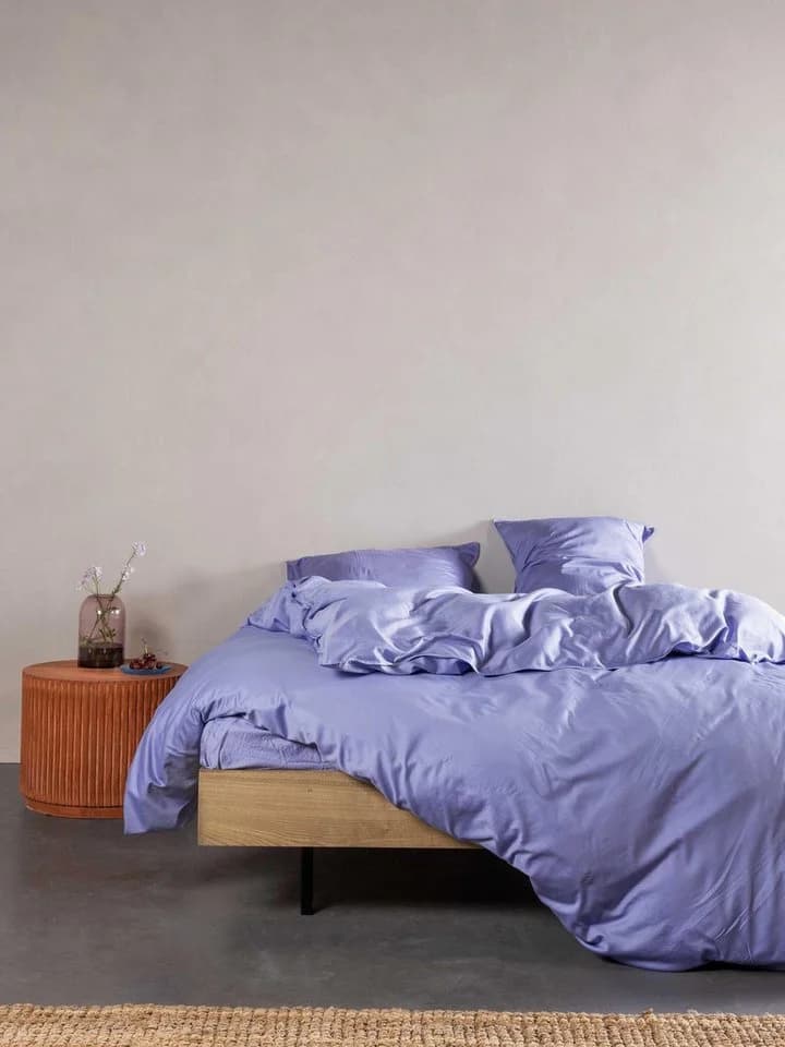 ESSENZA Bettwäsche Minte Satin 2-teilig unifarben blau
