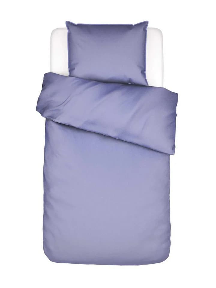 ESSENZA Bettwäsche Minte Satin 2-teilig unifarben blau - Bild 2