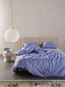 ESSENZA Bettwäsche Minte Satin 2-teilig unifarben blau Bild 3