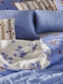 Essenza Bettwäsche Fiora Satin 2-teilig Blau-Violett Floral Bild 4