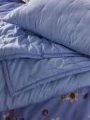 Essenza Bettwäsche Fiora Satin 2-teilig Blau-Violett Floral Bild 5