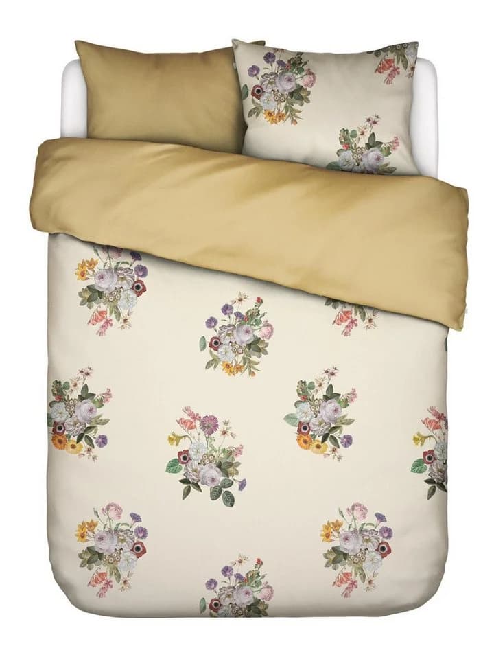 Essenza Bettwäsche Laurine Satin 3-teilig Floral Beige - Bild 2
